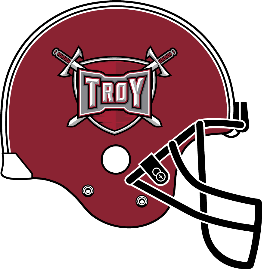 Troy Trojans 2004-2014 Helmet diy DTF decal sticker